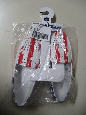 NWT Floafers Posh 4 Americana Driver Shoes Womens Size 6 red blue white